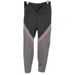 Old Navy Active High Rise Leggings Gray & Pink Women’s Size S Stretch Fit